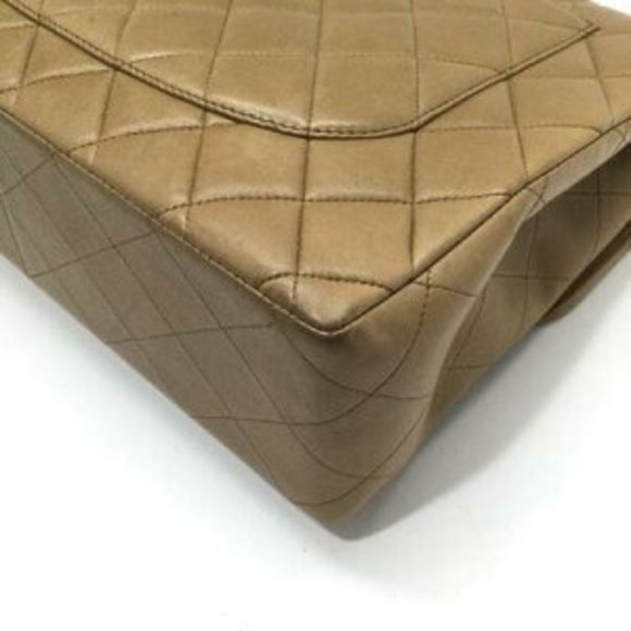 Christmas CHANEL Matelasse Chain Shoulder Bag Beige x - Picture 9 of 16